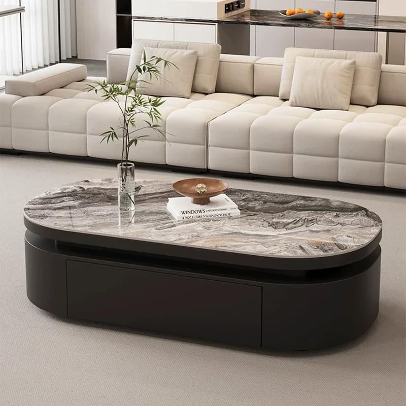 Drawers Luxury Coffee Table Modern Organizer Living Room Designer Storage Side Table Moving Couchtisch Chinese Style Furniture