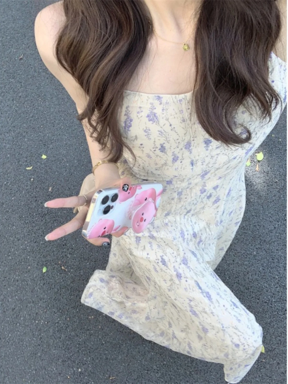 Verão floral impressão ter dr feminino a linha midi saia emagrecimento cintura alta fibra de poliéster sem sve commute sle