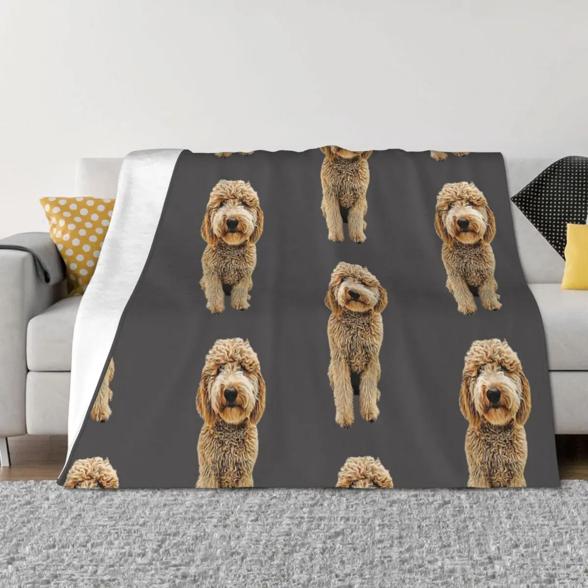 

Labradoodle Golden Doodle Throw Blanket heavy to sleep Sofa Throw wednesday decorative Blankets