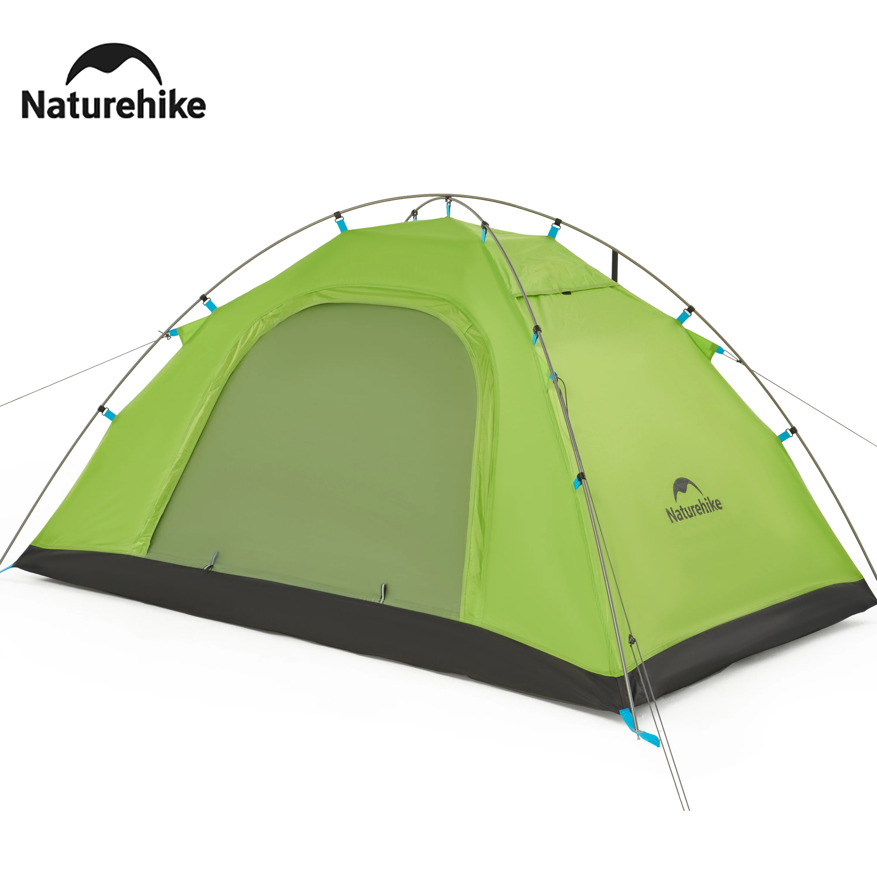 Naturehike 2024 New Camping Tent Large Space Mosquito-repellent Beach Tents Ultralight Quick Set 2 Person Outdoor Hiking Tent