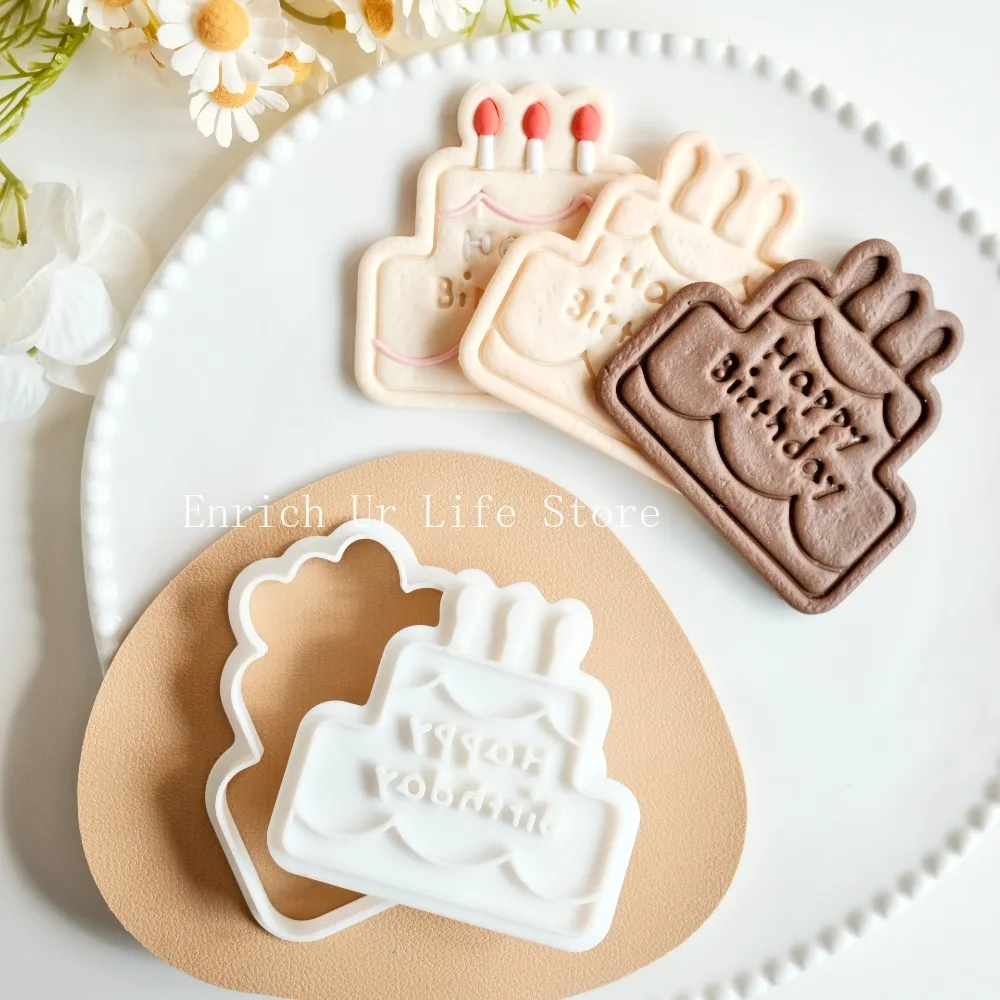 Molde de galletas con forma de oso, cortador de galletas, sellos, molde para bizcochos, molde para fondant, herramientas de repostería para cumpleaños de bebé, oso lindo