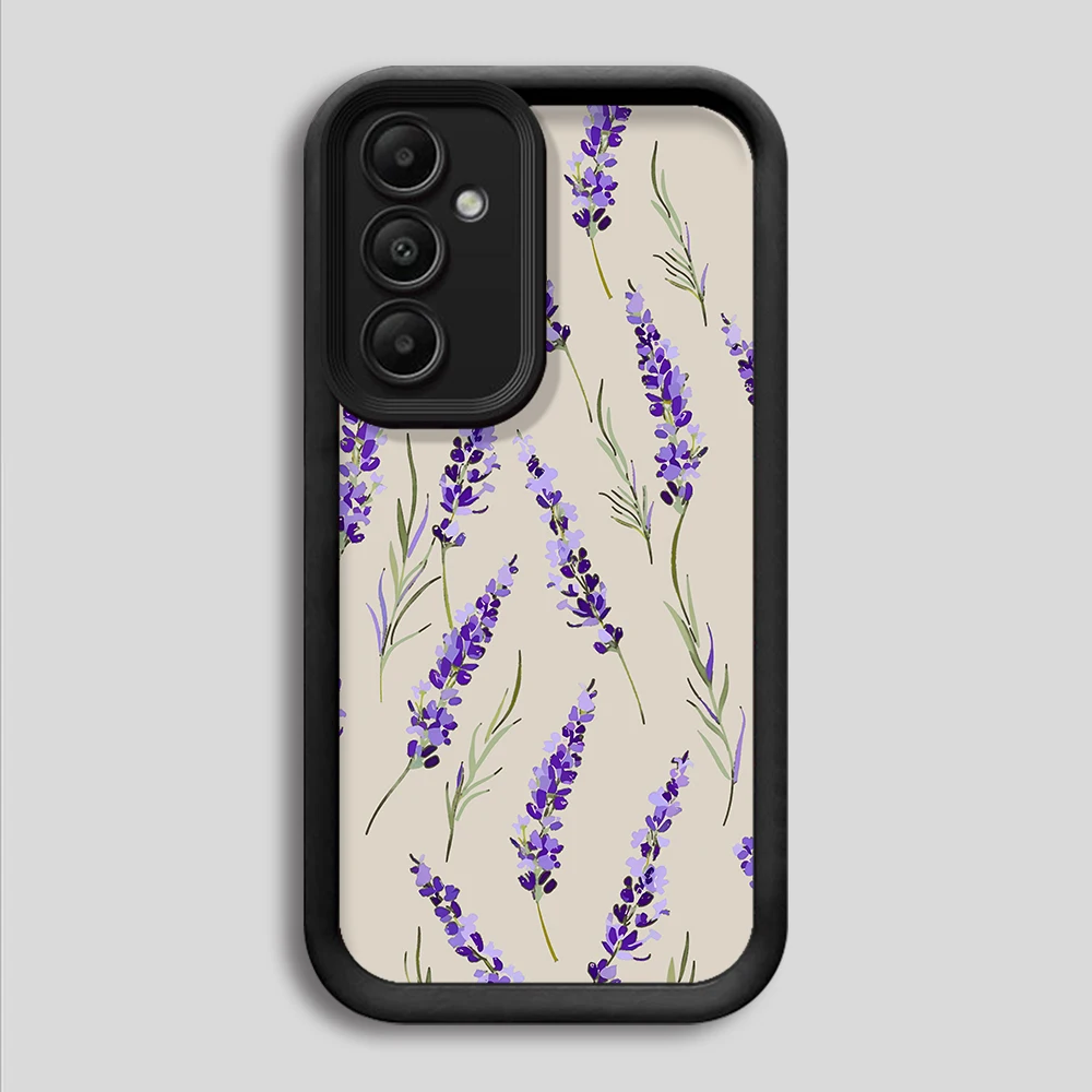 Little tulip Phone Case for Samsung Galaxy A25 A35 A15 A51 A55 A51 A71 A72 A73 A52 A52s A53 A54 4G 5G Soft Copa