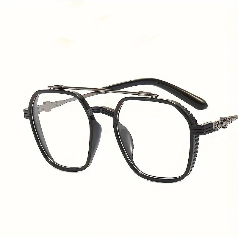 Neue modische Herren-Computerbrille mit Vollformat und Anti-Blaulicht aus Metall – Detail 5