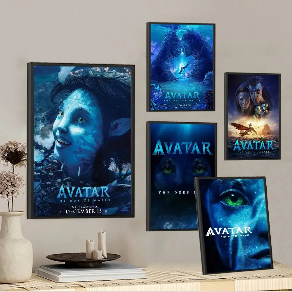 A-الصورة الرمزية 2 الفيلم الكلاسيكي خمر الملصقات HD جودة جدار الفن الرجعية الملصقات لديكور جدران غرفة المنزل #1