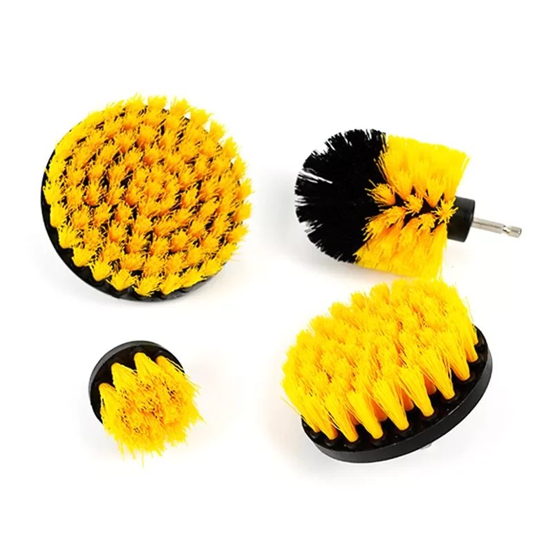 New 1pcs 4 Inch Drill Brush Attachment Cleaning Carpet Leather and Upholstery Car Polishing Tools