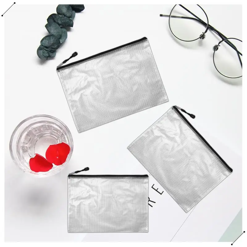 21Pack Zipper Pouch(7 Sizes)For School Office Supplies Cross Stitch Organizing Storage