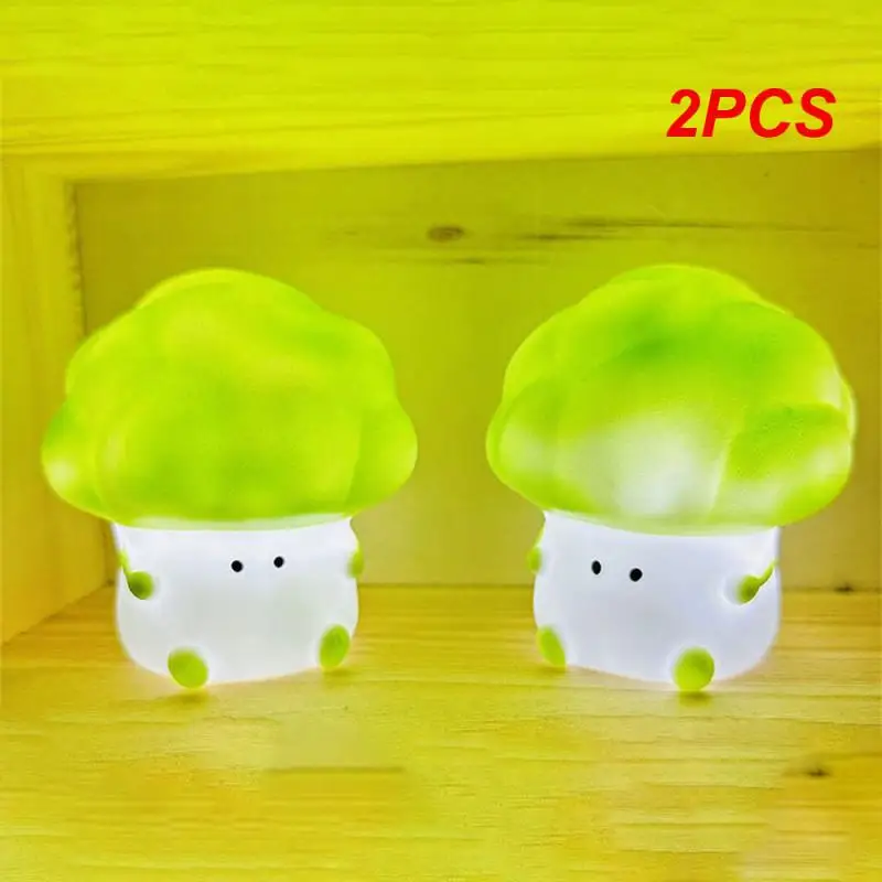 

2PCS Multi-functional Warm Light Lamp Decorative Cabbage Night Light Unique Birthday Gifts For Eye-catching