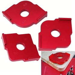 3Pcs localizzatore rapido Router per la lavorazione del legno modelli di raggio d'angolo Jig R5-R30 macchina per la lavorazione del legno tavolo per Router di legno