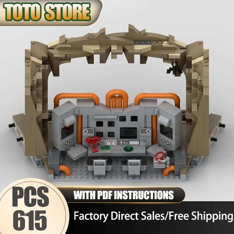

Movie Model Moc Building Blocks Batcave Batcomputer Model Technology Gift Construstion DIY Assembly Holiday Sets Toys