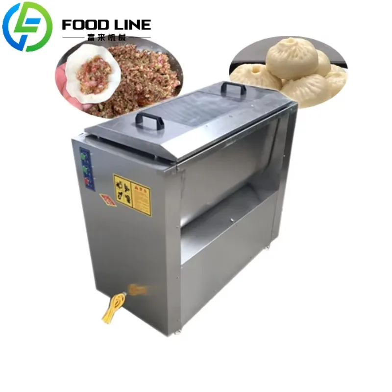 Industrial Meat Blender Commercial Grade Mixer with Stainless Steel Construction for Food Processing