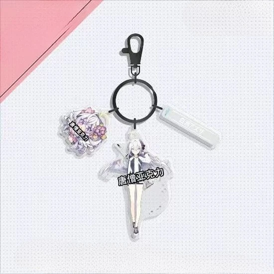 أنيمي الأزرق الأرشيف إعادة إنشاء الاكريليك Keyhcain A.R.O.N.A الشكل ملحق Hayase Yuuka الاكريليك حقيبة مفتاح سلسلة لعبة Sorasaki Hina #4