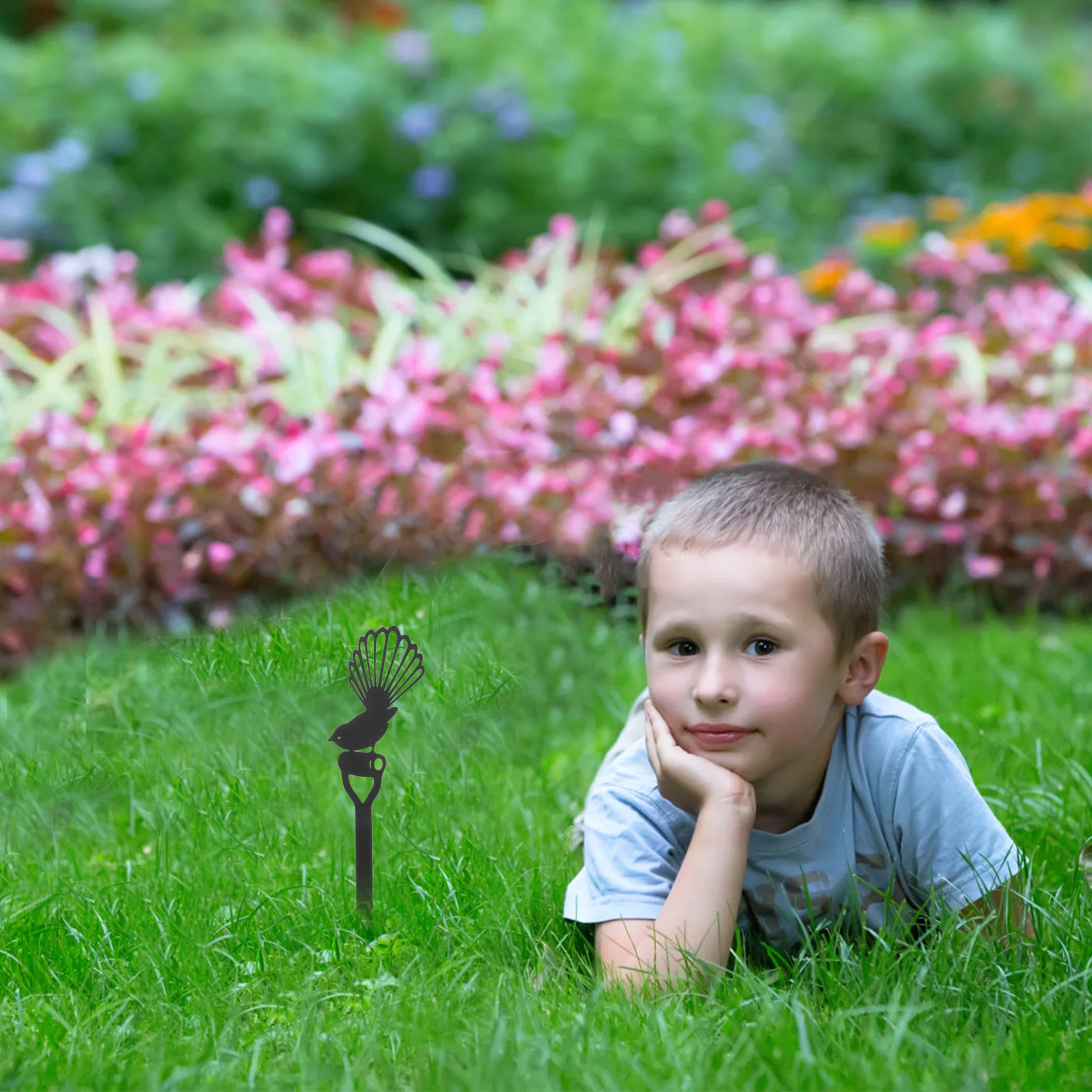 الحرفي المعادن الطيور زخرفة لساحة فناء الحديقة في الهواء الطلق الطيور عصا الديكور حديقة الحلي للحديقة الخارجية الطيور حصص