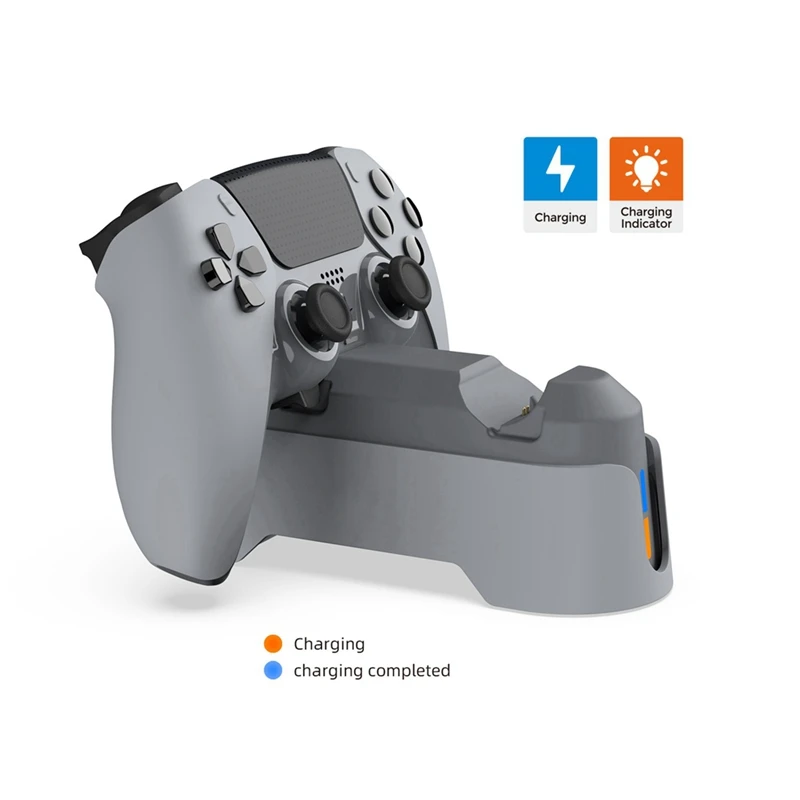 Fast Dual Charging Stand For Playstation 5 Controller LED Fast Charger Station 30Th Anniversary Edition