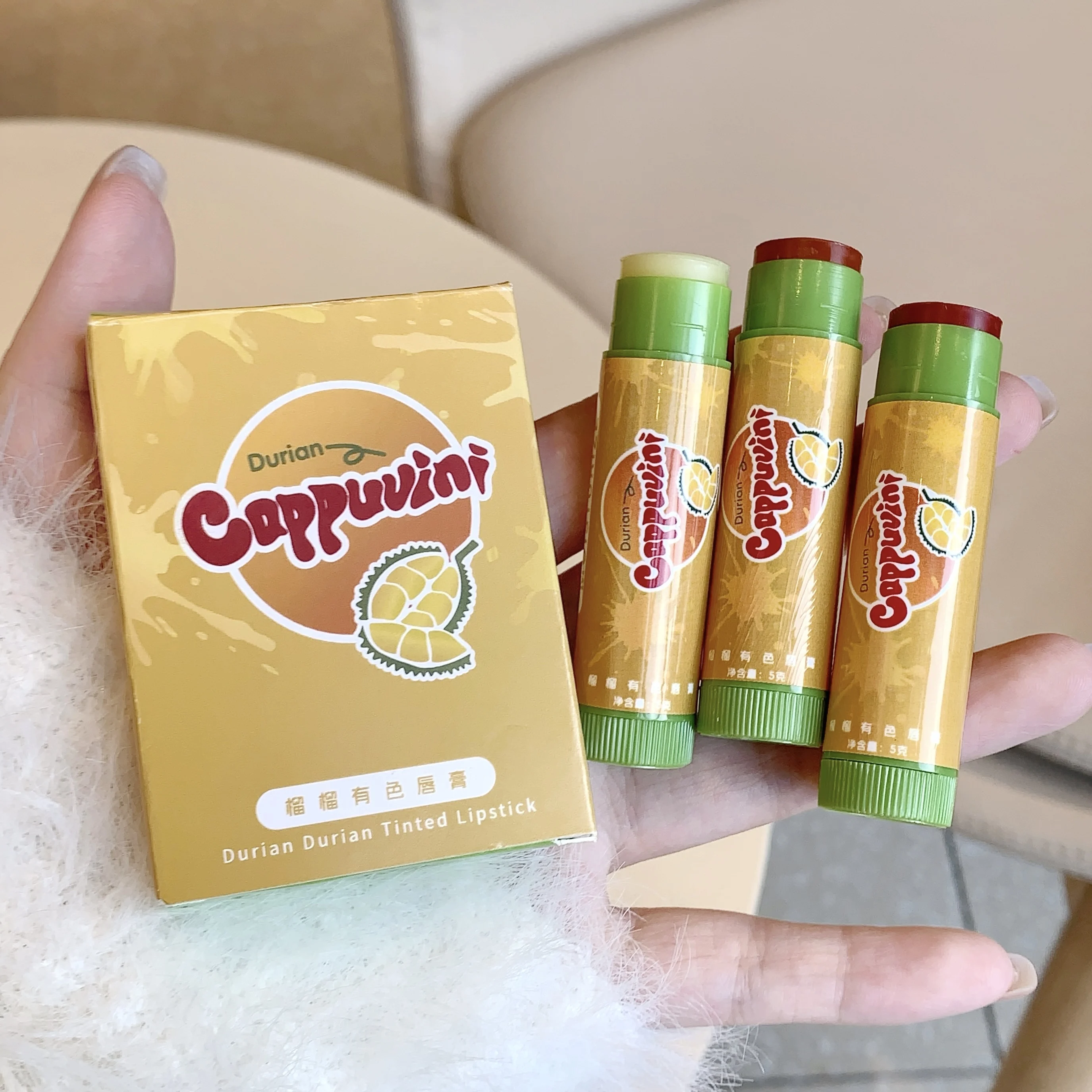 3 stuks hydraterende getinte lippenbalsem - hydraterende Koreaanse make-up voor glanzende lippen, langdurig - perfect Valentijnsdagcadeau