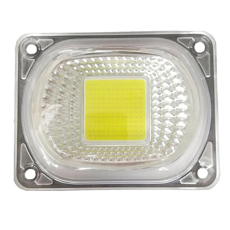 1 Satz LED Cob Chip Matrix mit Linsen reflektor für 50W Spotlight Flutlicht quelle Außen licht Chip Lampe DIY Flutlicht