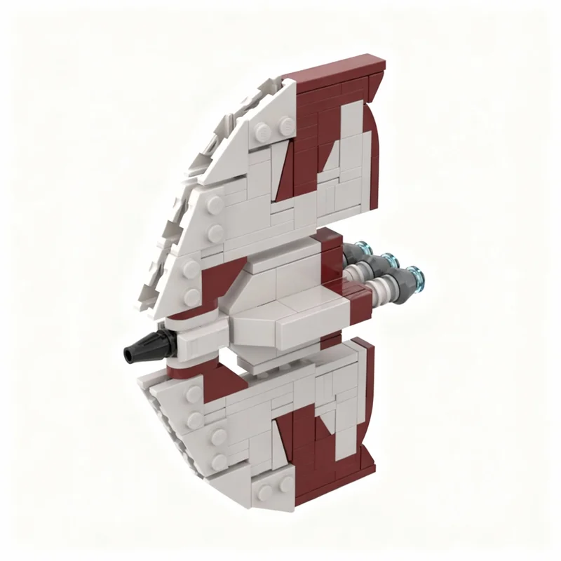 153pcs MOC Star Battle Micro T 6 Jedi Shuttle Model Toy Building Blocks Construction Christmas Gift DIY Idea Brick Creative