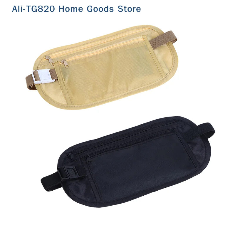 [TG820]1PC Universal Sports Waist Bag Money Belt For Travel Women And Men Slim Hidden Travel Wallet Mobile Phone Anti-theft Bag