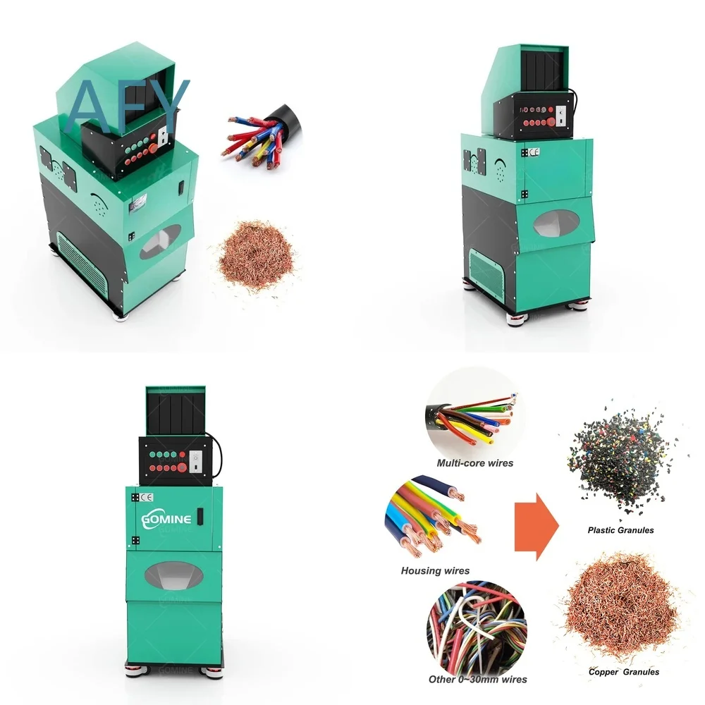 GM-S03 for Mini Copper Wire Granulator for Single Phase Cable Recycling Machine Small Copper Cable Separator and Wire