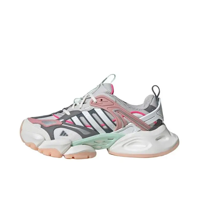 Adidas XLG Runner Deluxe Men's and Women's Grey Zongbo Round Head Light Sport Light Mecha Shoes Increasing Running Shoes