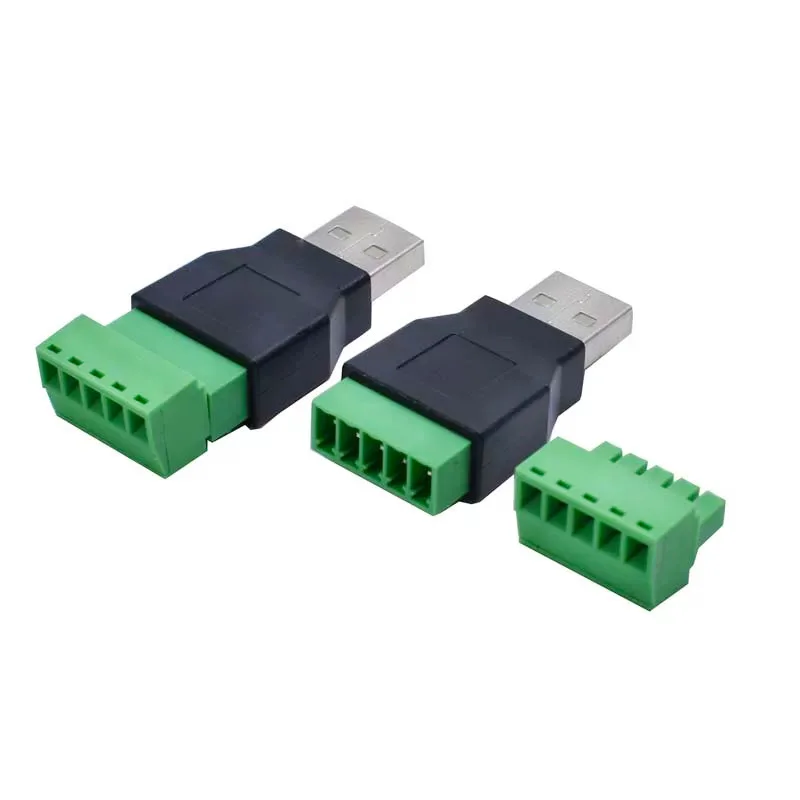 Tastiera del telefono del computer Mouse Spine USB Tipo A 2.0 Connettore maschio/femmina a vite senza saldatura con adattatore scudo