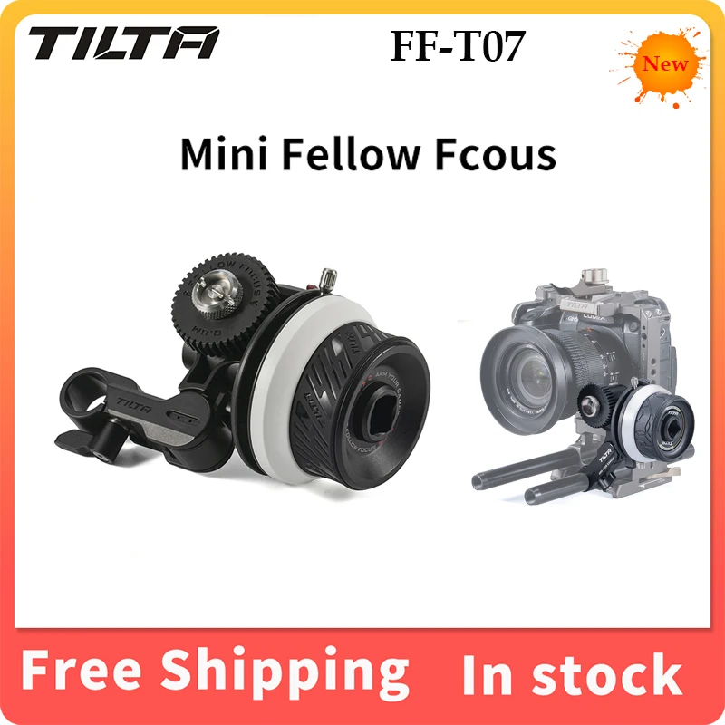 

TILTA FF-T07 Mini Follow Focus 2.0 Zoom Control System For DSLR Sony A7M4 A7S3 FX3 C70 R5C GH6 BMPCC 4K 6K Camera Cage