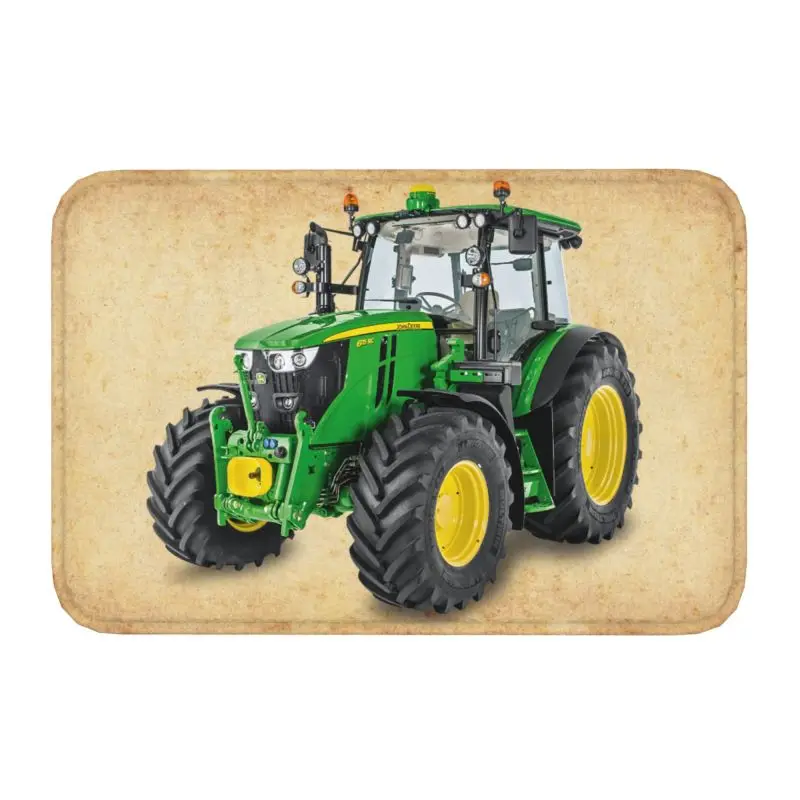 Custom Tractor Doormat Non-Slip Entrance Bath Kitchen Floor Door Mat Garage Carpet Rug