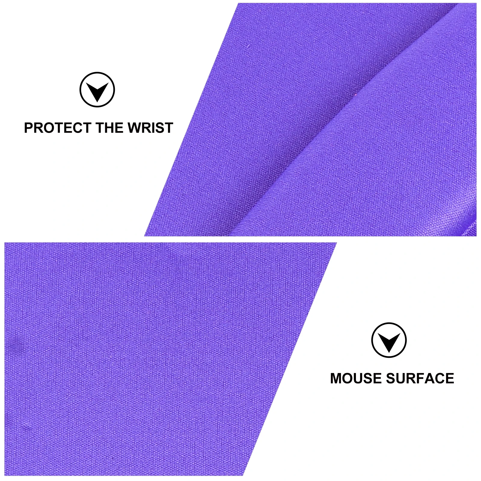 

Ergonomic Wrist Support Mouse Pad Memory Cotton H Pillow Purple Eva Mat Skid Proof Gaming Office Use Laptop Table