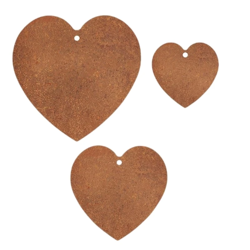 3PCS Dekoracyjne miłość serce stawki ogrodowe dodanie uroku do ogrodu