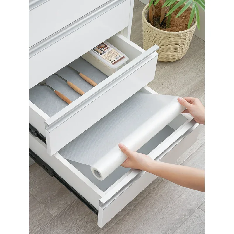 Shelf Liner, Kitchen Shelf Liner Drawer Cabinets Non-Stick Drawer Mats EVA Shelf Liner Waterproof Durable Cabinet Liners for She