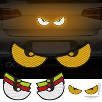 Auto Reflective Stickers Car Stickers Safety Warning Tape Devil Eye Stickers Night Driving Safety Decals Car Sticker Accessories