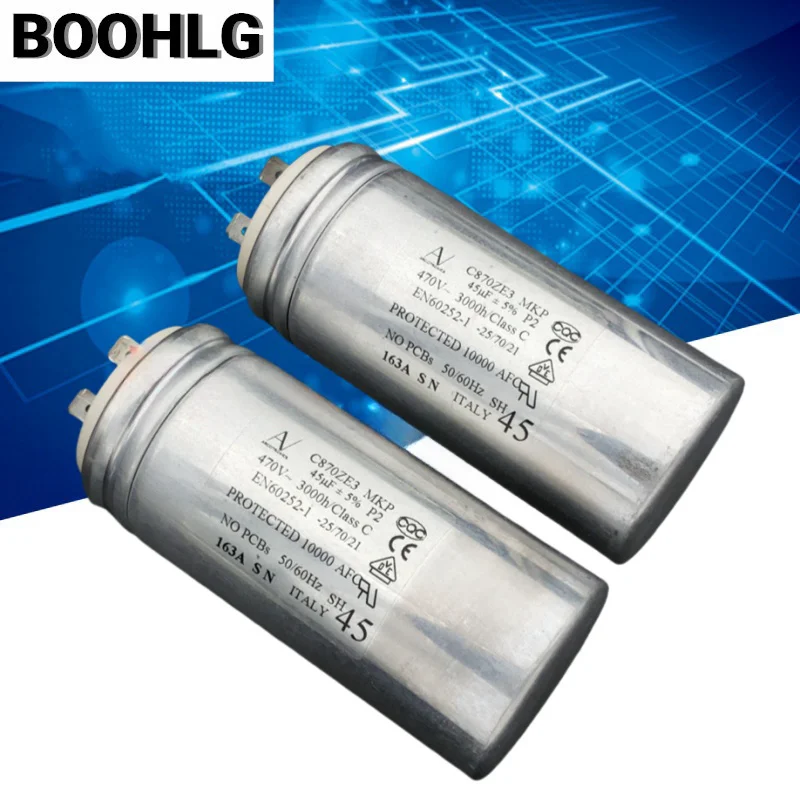 

1PCS 45uF C870ZE3 MKP AV motor starting capacitor ARCOTRONICS 470V