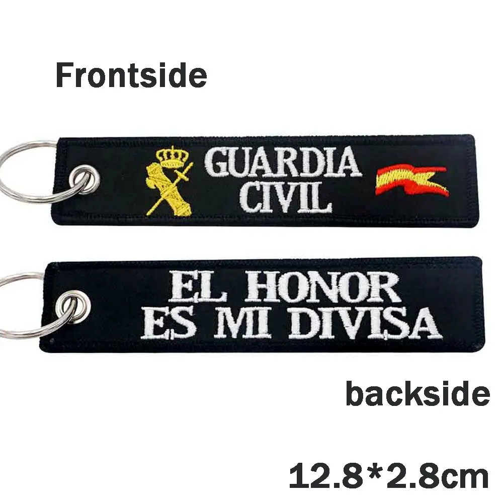 Spain Guardia Civil Embroidery Functional Keychain Y2-33