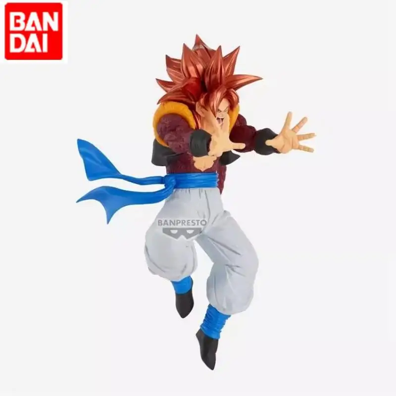 Chaud véritable BANDAI BANPRESTO DRAGON balle sang de SAIYANS Super Saiya4 Gogeta PVC Figure modèle Original poupée jouet enfants cadeau