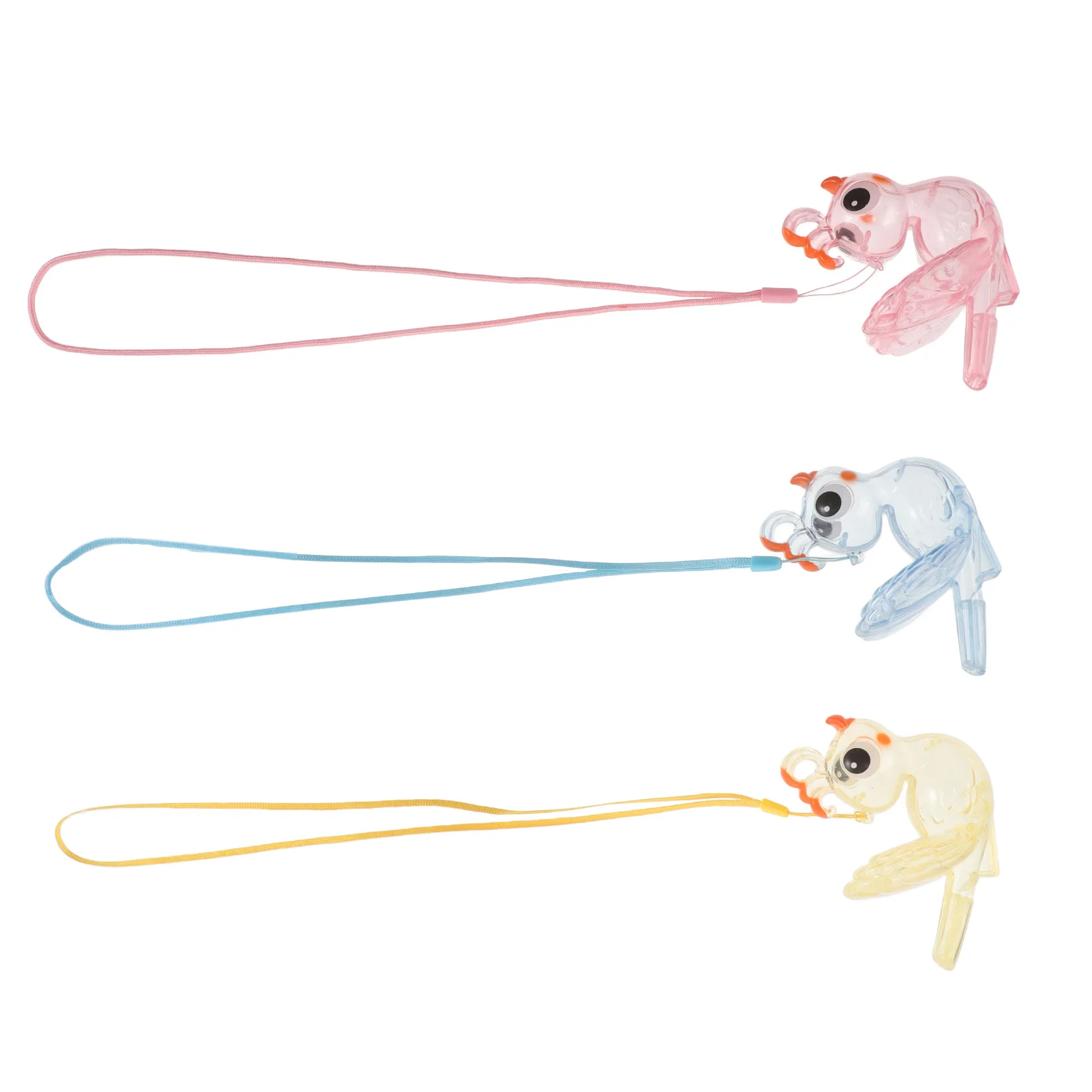 Sifflets en plastique en forme d'oiseau pour enfants, Instruments de musique pour tout-petits, jouet de sifflet à eau, cadeaux de fête amusants, appelant d'animaux, 3 pièces