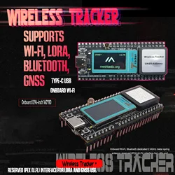 Heltec Tracker Board GNSS LORa Meshtastic Messenger Mesh network Ham Radio ESP32 WIfi BLE 2024 vendite calde per Makers Devboard