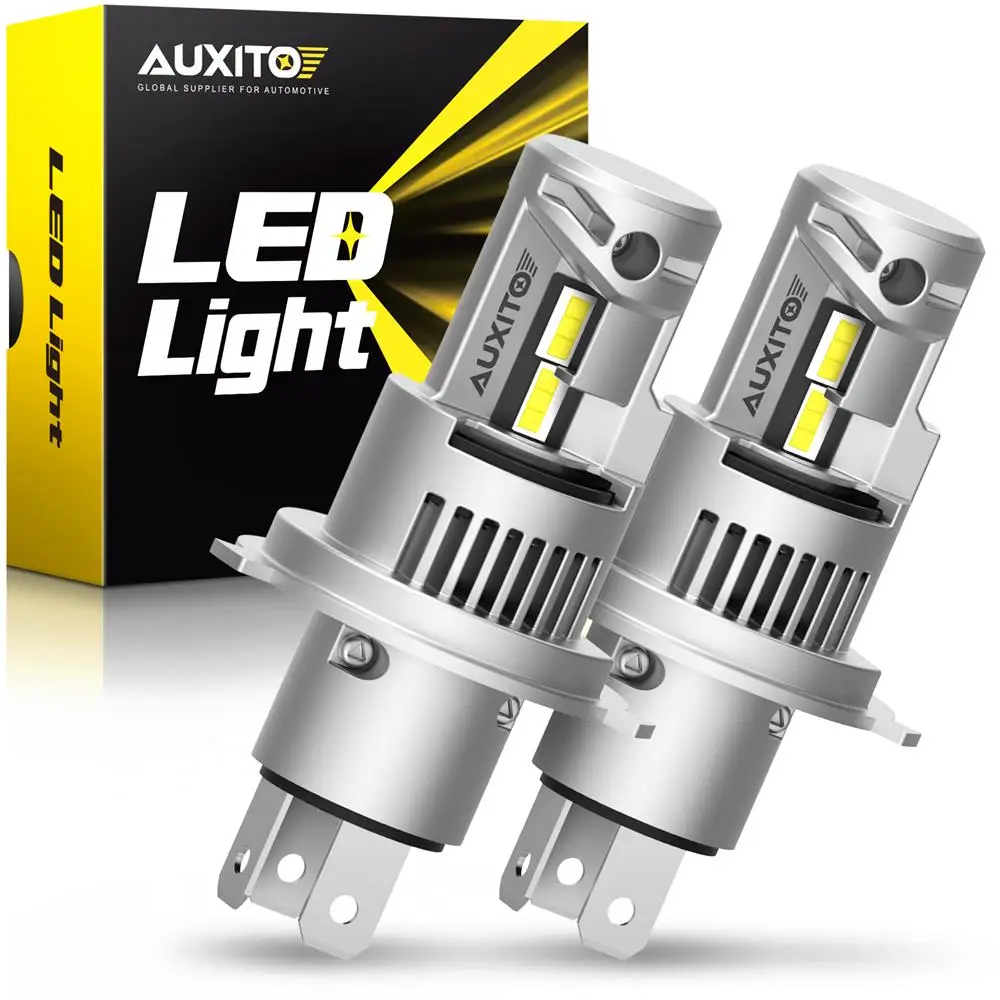 AUXITO 2Pcs H4 LED Canbus 9003 HB2 Headlight Bulb High Low Beam 20000LM 100W Car Head Lamps for VW Polo Beetle Honda Civic Seat