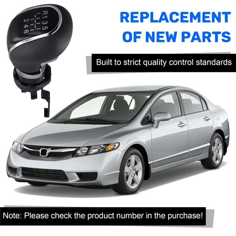 ABQB-Car 6 Speed Gear Shift Head Manual Transmission Shift Handball For Buick Excelle GT/XT Opel Astra 2009-2014