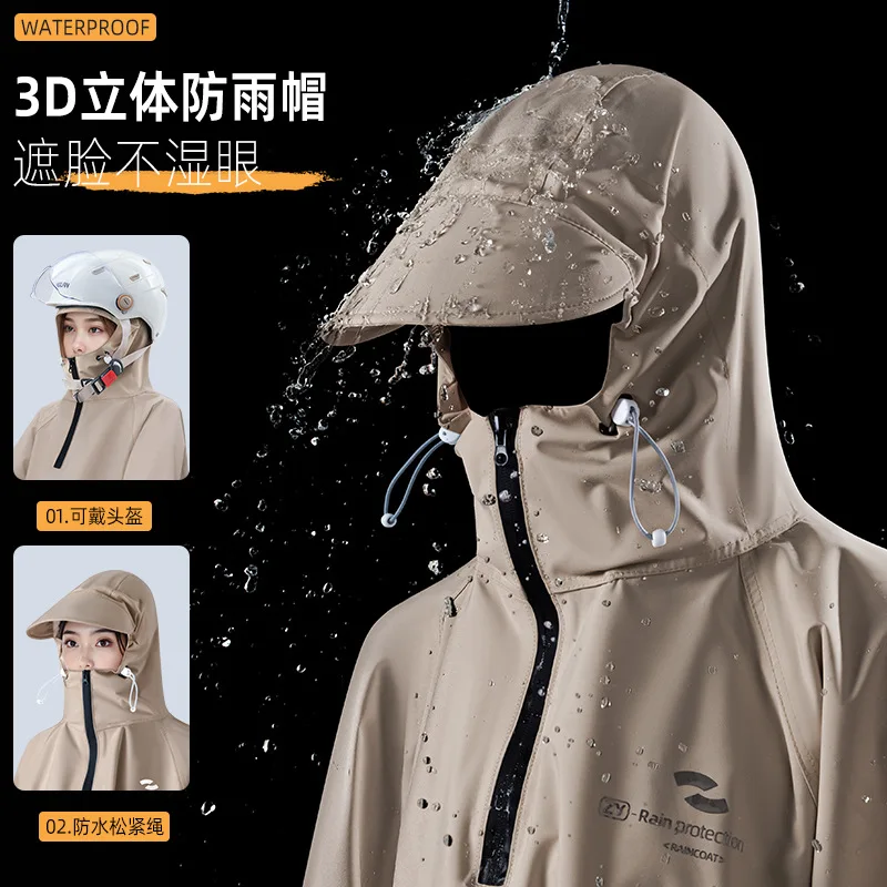 Outdoor Travel Raincoat Full-body Anti-rainstorm Unisex Portable Riding Thickened Poncho Motorcycle Riding Protective Equipment