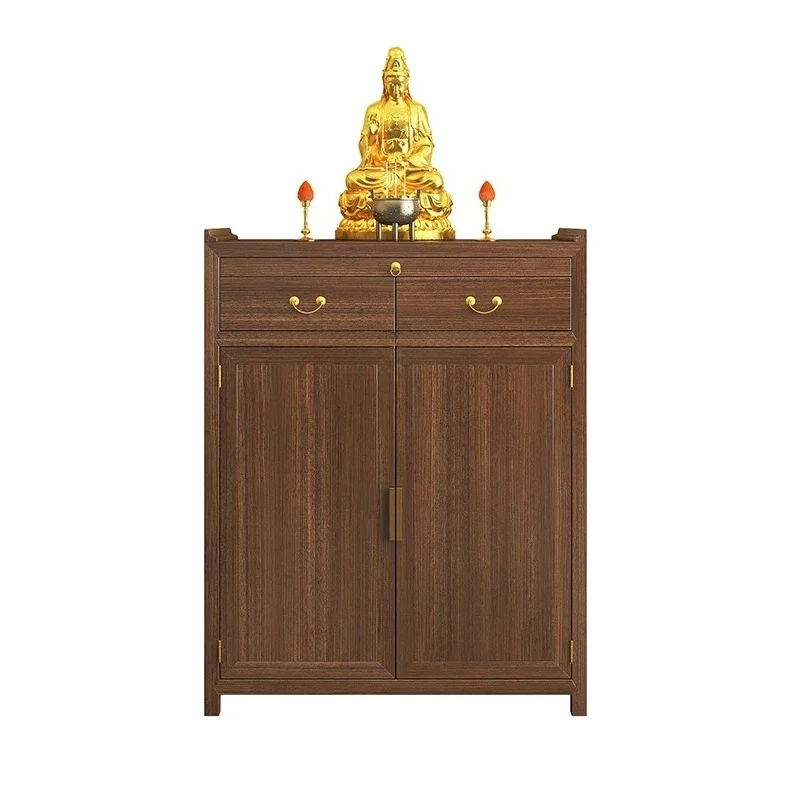 

A16 Solid Wood Altar Buddha Shrine Altar Altar Cabinet Shrine Buddha Cabinet Incense Burner Table a Long Narrow Table
