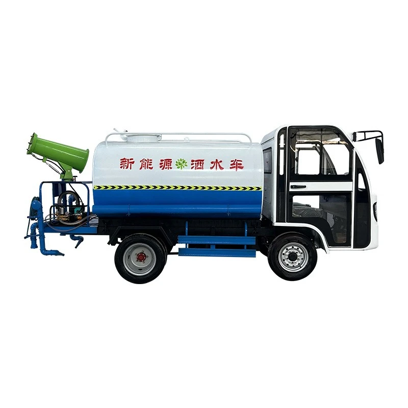 Electric mist cannon water sprinkler truckdust reduction, sanitationgarden warehouse spraying,new energy mist cannon water truck