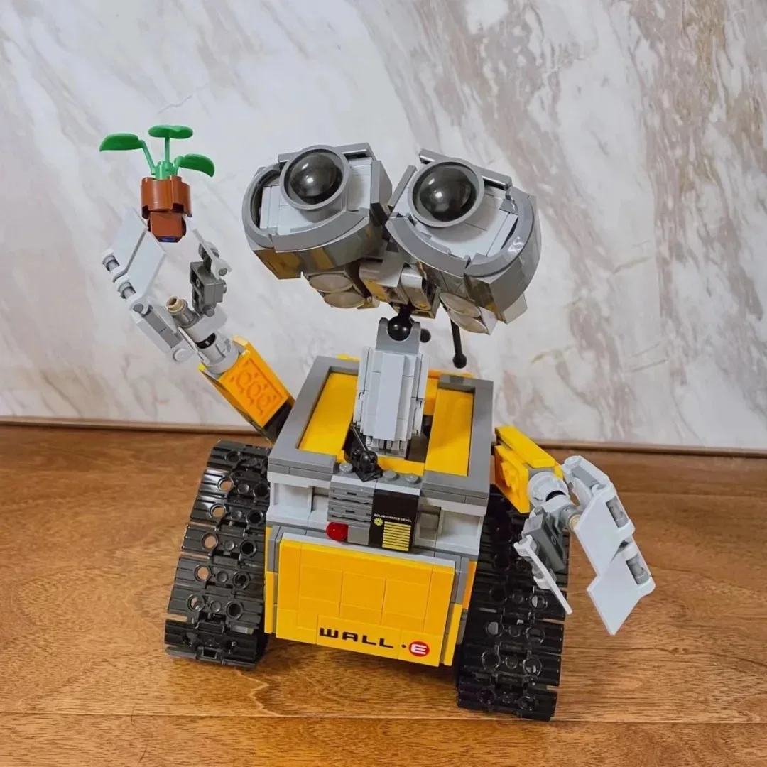 

Лидер продаж, 687 шт., комплект строительных блоков Wall-E, идея MOC, техническая классическая модель фильма, сборка строительных блоков, детская игрушка в подарок