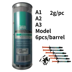 Dental resin Light-curing flowable resin liquid material Filling material Dental material 2g Oral filling material