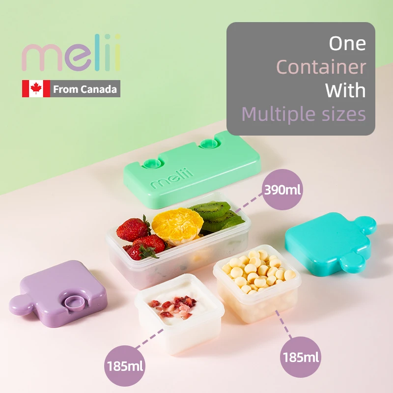Melii Puzzle Container Fruit Lunch Box Picnic Box Storing Fruits