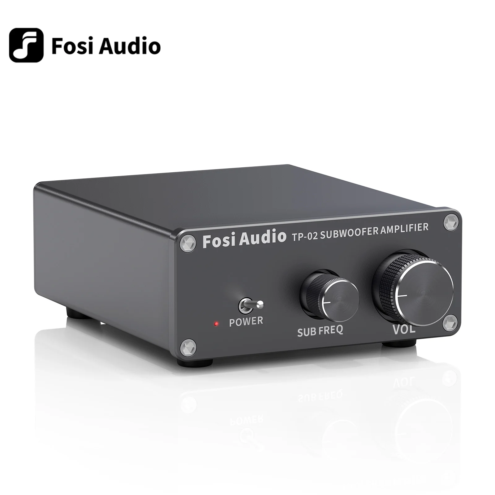 Fosi Audio TP-02 Subwoofer Amplifier HIFI Amplifier Chip TDA7498E Mini Sub Bass Amp Digital Class D Integrated Amplifier 220W