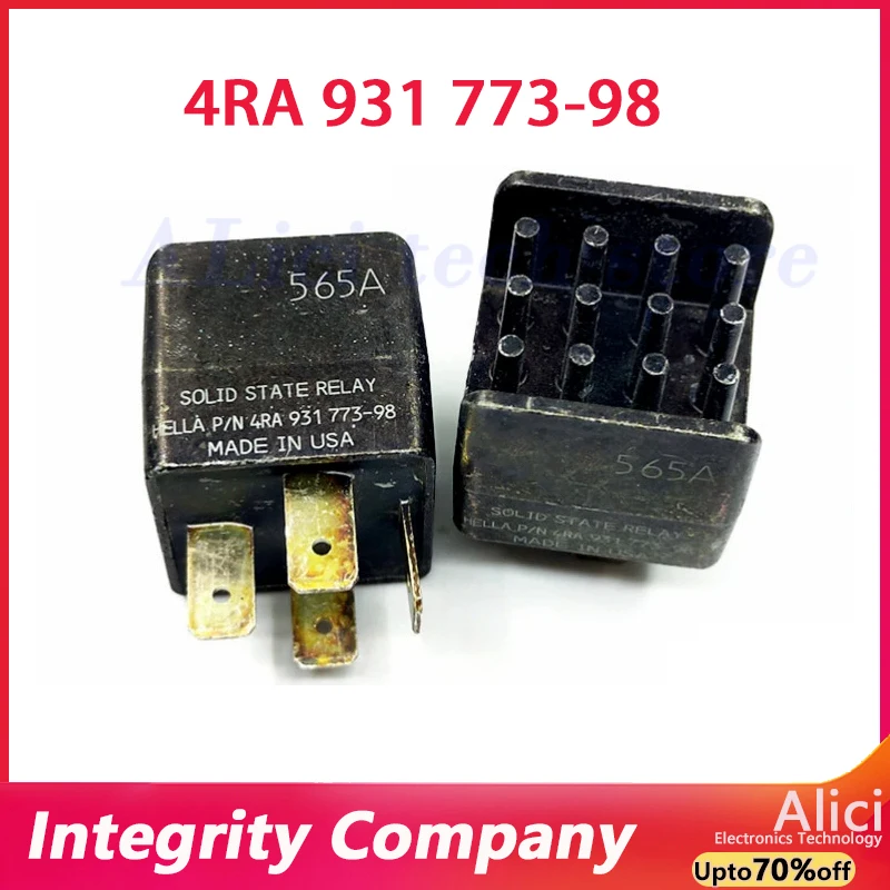 1 قطعة/الوحدة 100% الأصلي حقيقية التتابع: 4RA 931 773-98 4 دبابيس مرحل السيارة 4RA 931 773-98 مرحل الحالة الصلبة