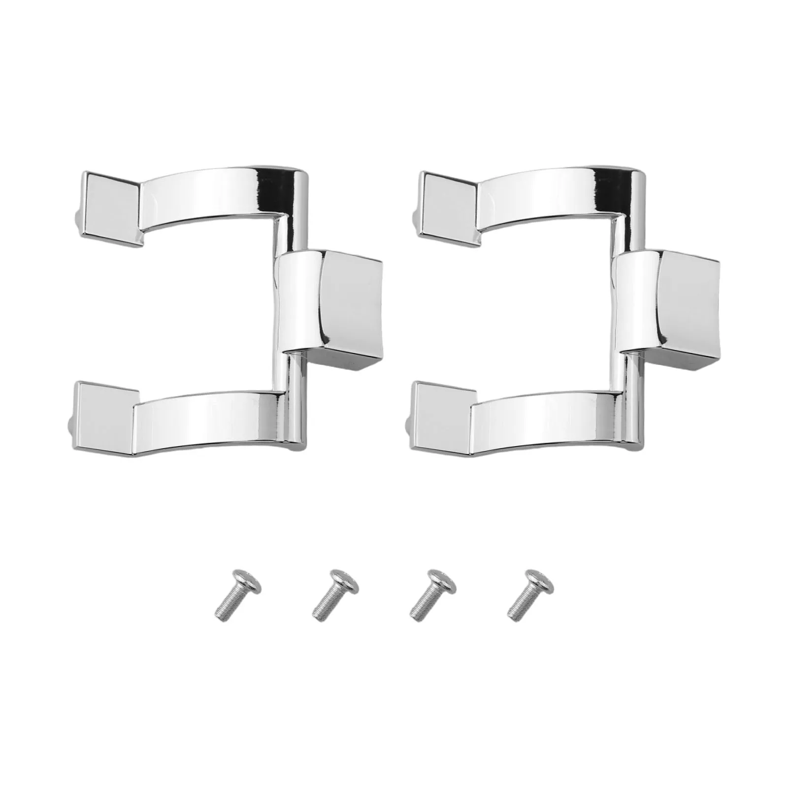 Shower Handle Replacement Bracket Set Robust Design in Zinc Alloy Compatible with Multiple Tub Enclosure Styles and Types