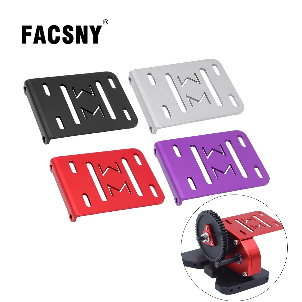 

Tray Electronic ESC Battery Holder For CNC Aluminum 2Low Transmission Accessory For 1/10 RC Crawler LCG Chassis Upgrade Parts