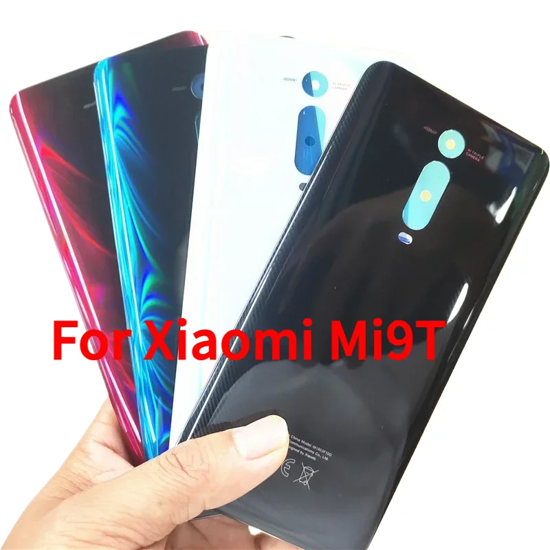 

Back Glass Cover For Xiaomi Mi 9T MI9T Pro Back Battery Housing Door Replacement Rear Case