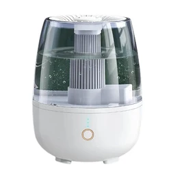 6.8L Dual Spray Humidifier Portable Air Mist Maker H2O Nano Mist Large Water Tank Home Use Ultrasonic Air Humidifier