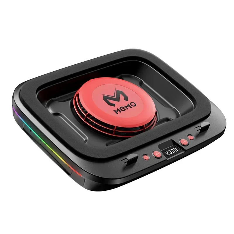 MEMO FL08 Strong Wind Cooling Powerful Fan Pressure Game Laptop Radiator Stand Base Bracket Pad